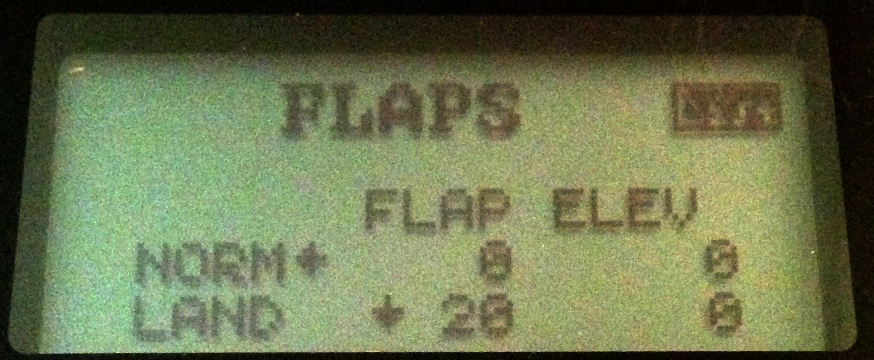 Adjust List > Flaps Adjust List > Flaps