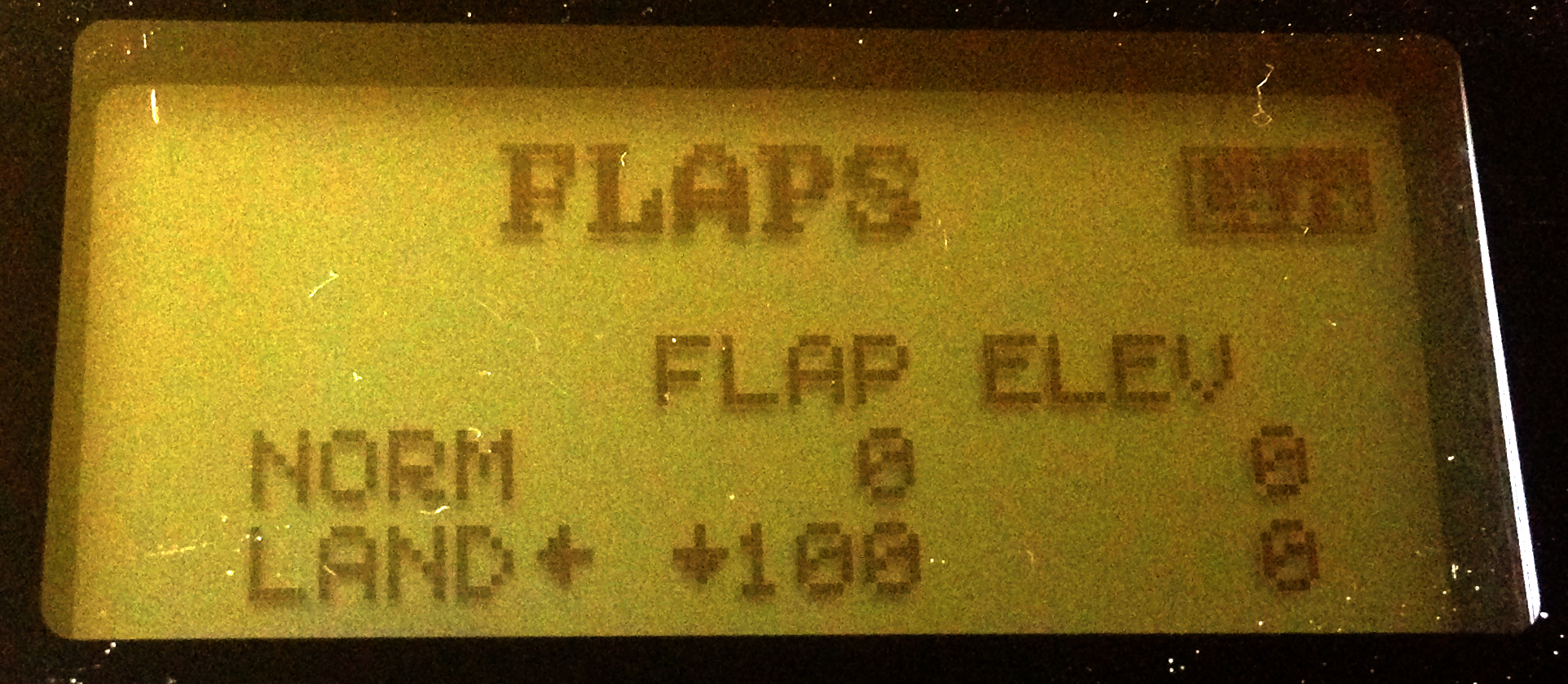 Adjust List > Flaps Adjust List > Flaps