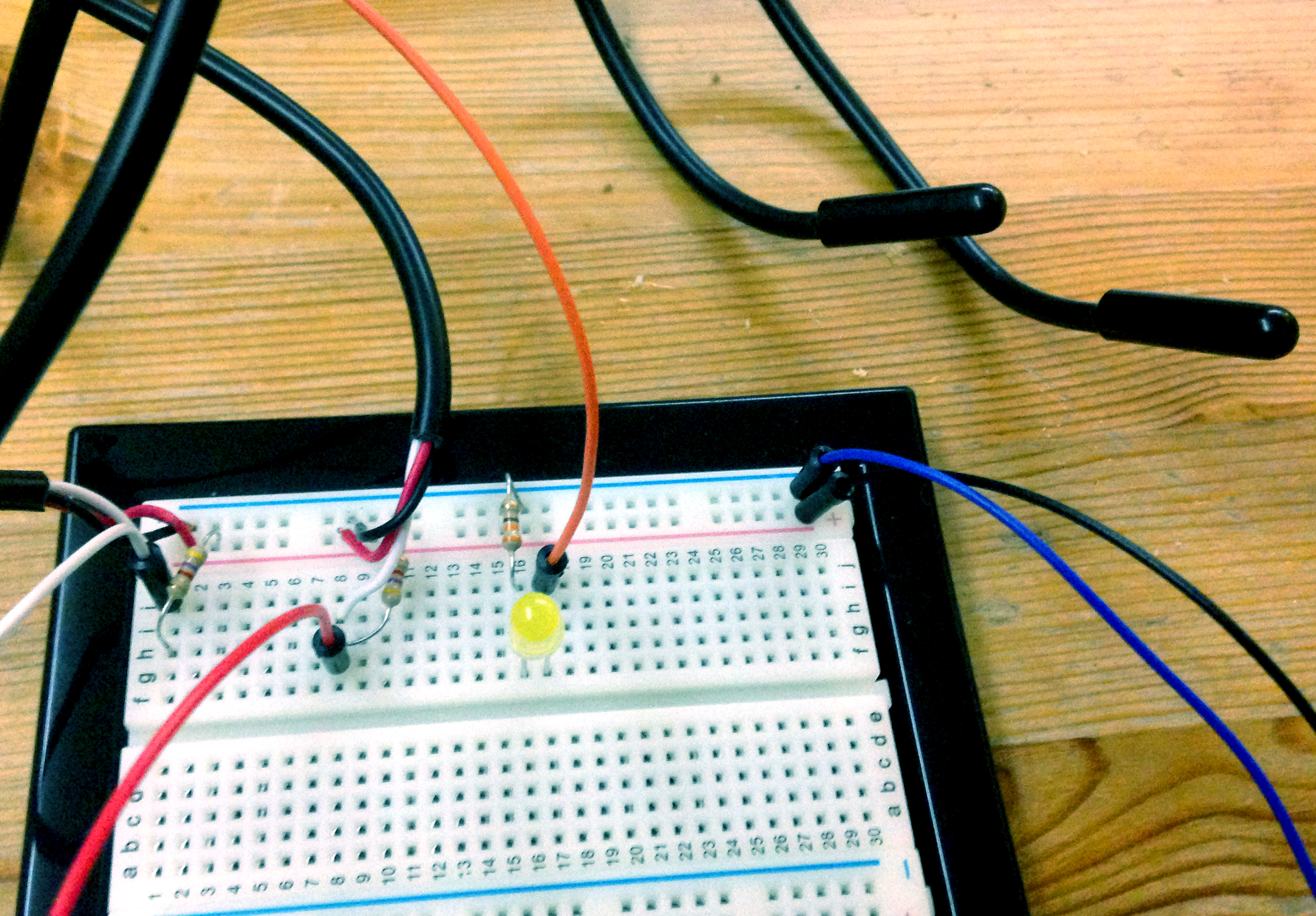 Breadboard circuit