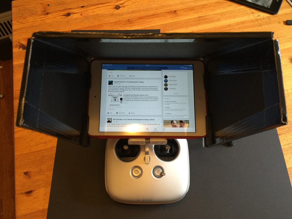 Mounted on the iPad and radio Mounted on the iPad and radio