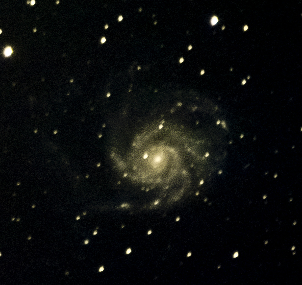 M101 - zoomed in on galaxy
